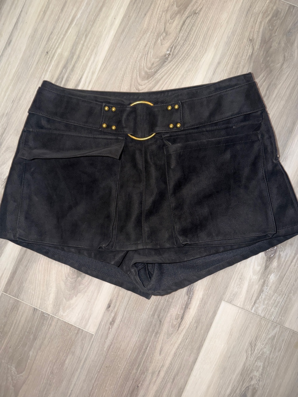 Altar'd State Jane Vegan Leather Skort
